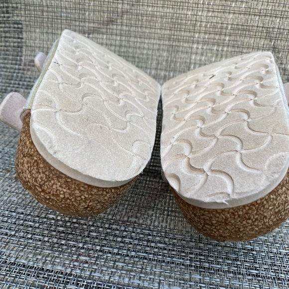 Birkenstock Arizona Vegan Slide Sandal Women’s Iridescent Light Rose 5.5 US/36EU - Picture 11 of 14